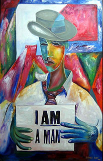 205x320 I Am A Man George Hunt - I Am A Man Painting