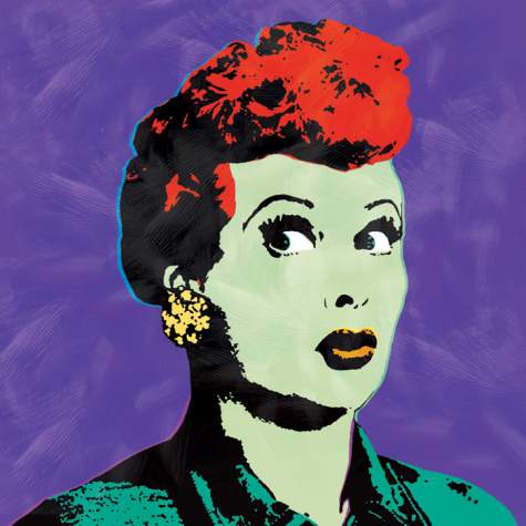 475x475 I Love Lucy Wall Art - I Love Lucy Painting