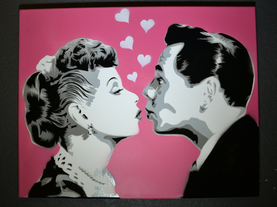 900x674 I Love Lucy By Simplysaraart - I Love Lucy Painting
