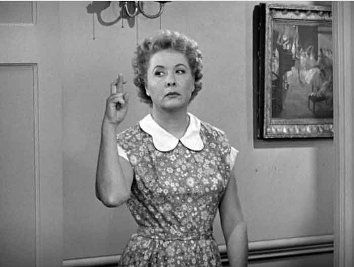 700x528 Ethel With Degas Ballet Print On I Love Lucy - I Love Lucy Painting