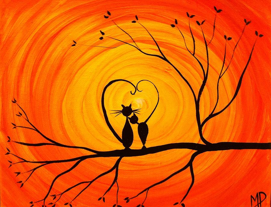 900x686 I Love You Painting By Michael Prosper - I Love Painting