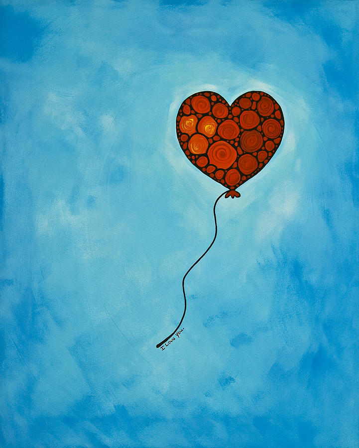721x900 I Love You Painting By Sharon Cummings - I Love Painting