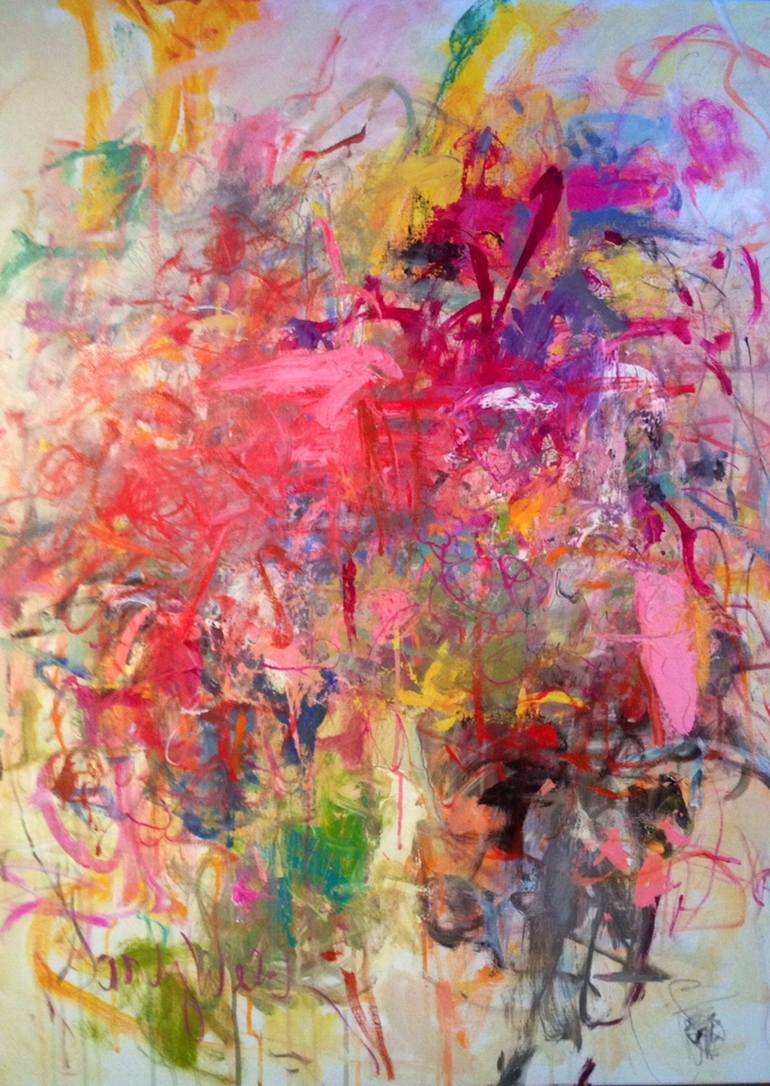 770x1086 Saatchi Art I Love You Joan Mitchell Painting By Sandy Welch - I Love Painting