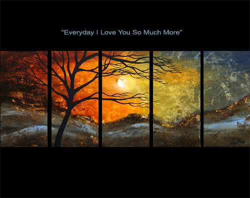 500x396 Painting - I Love You More Painting