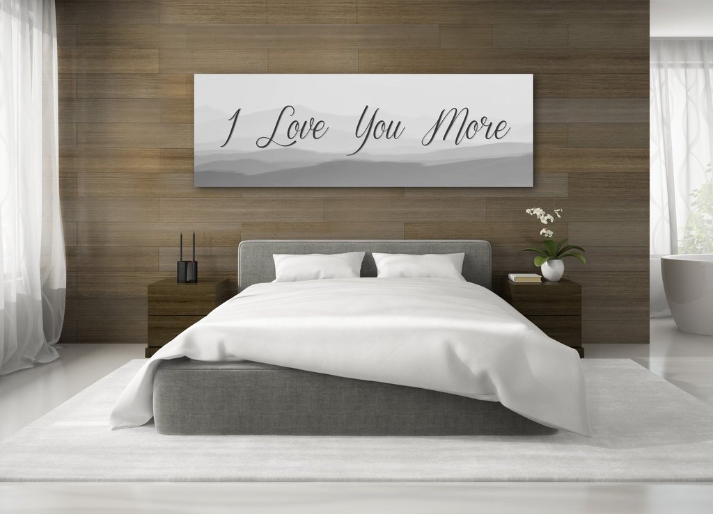 1024x739 Fine I Love You More Wall Art Pattern - I Love You More Painting