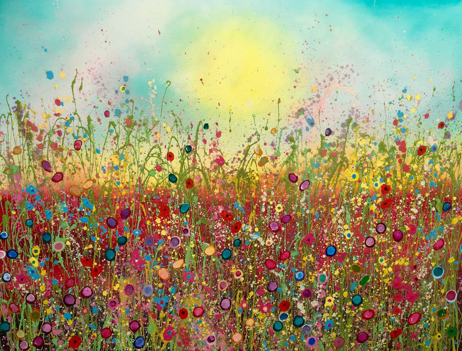 1500x1140 British Contemporary Artist Interview With Yvonne Coomber - I Love You Painting