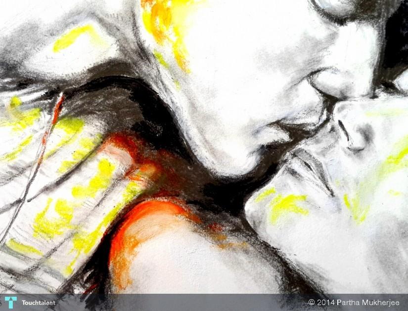 825x630 I Love You Touchtalent - I Love You Painting