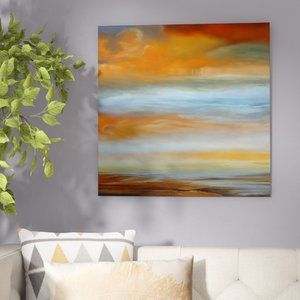 300x300 Earth And Sky I' Painting Print On Canvas - I Painting