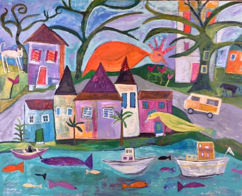 800x650 How I Paint It's All About Color The Colorful Art Of Joan Vandermeer - I Painting