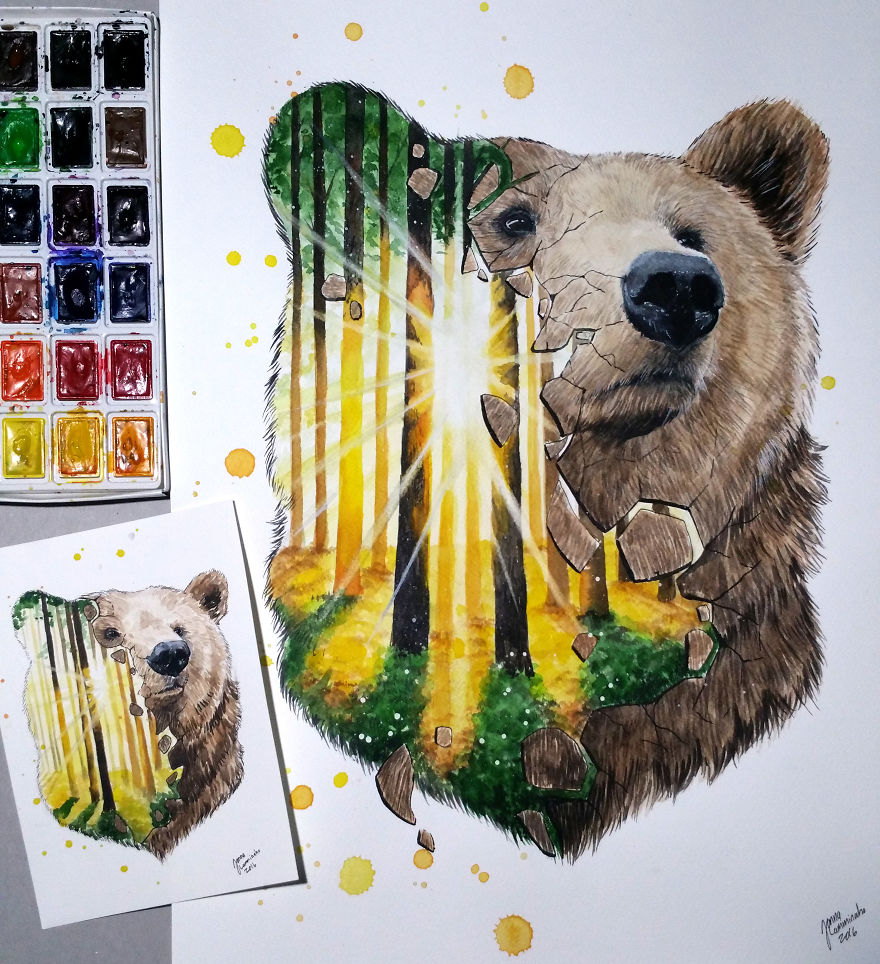 880x964 I Paint The Beauty I See In Animals To Remind Us To Preserve - I Painting