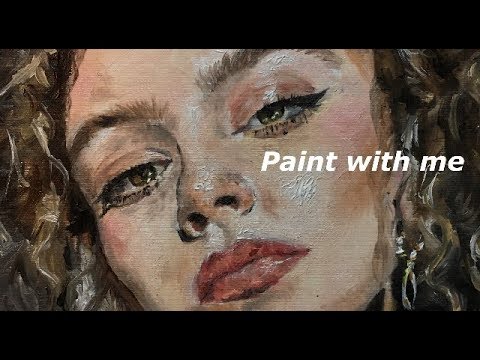 480x360 I Painted Myself Prettier Than I Am Lol (Oil Painting. Time - I Painting