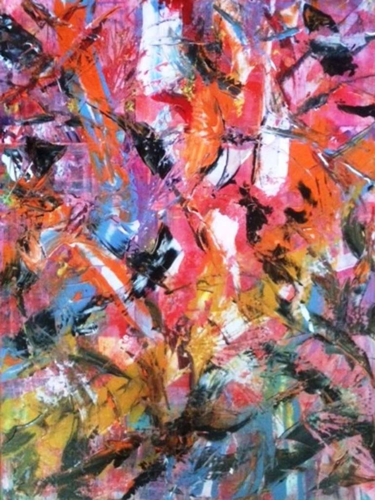 770x1027 Saatchi Art Exuberance Painting By Vasile Ghiuta - Ibos Painting