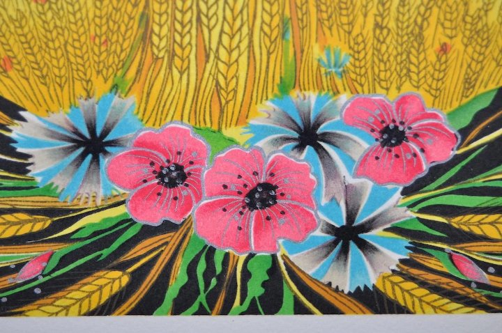 720x478 Stunning Art Deco Style Serigraph By French Artist Ibos C.1983 - Ibos Painting