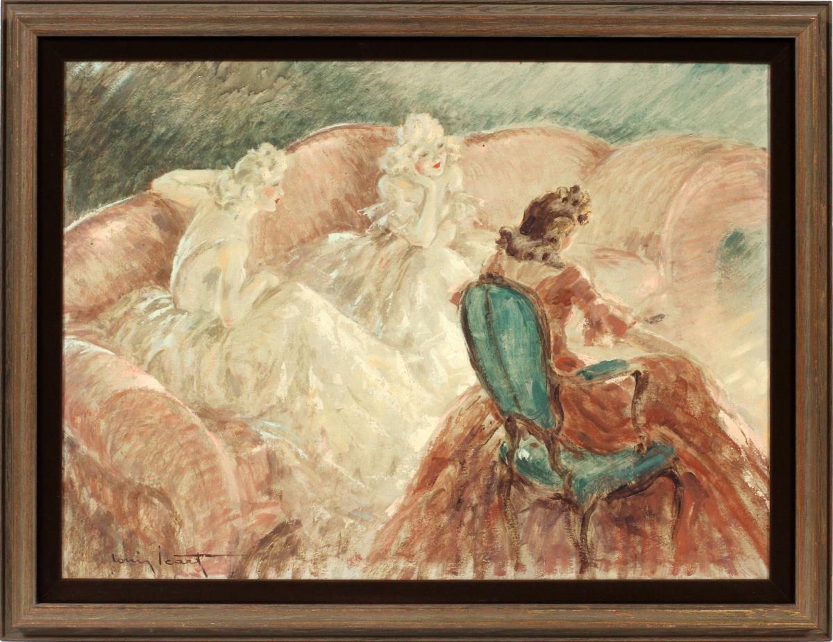 1200x925 Louis Icart Philip Chasen Antiques - Icart Painting