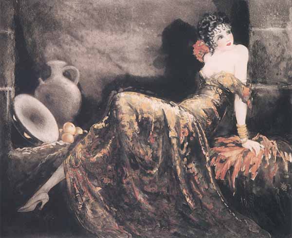 600x489 Louis Icart (1880 1950) Art Deco Artist ~ Blog Of An Art Admirer - Icart Painting