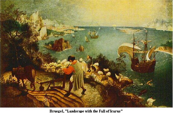 575x377 On Landscape With The Fall Of Icarus - Icarus Painting