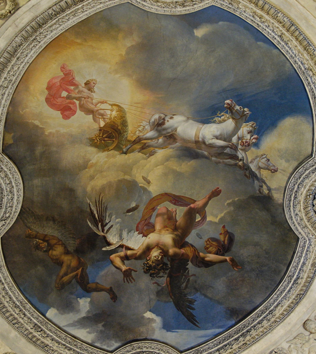 1076x1208 Changing Stories Ovid's Metamorphoses On Canvas, 40 Daedalus - Icarus Painting