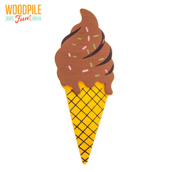 350x350 Ice Cream Cone Painted Wood Shape Hobby Lobby 1227537 - Ice Cream Cone Painting
