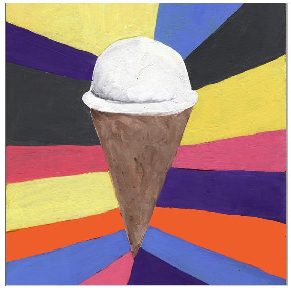 567x561 Ice Cream Painting Katy Elliott - Ice Cream Painting