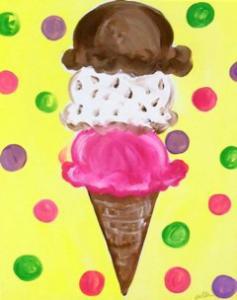 237x300 Kiddo Ice Cream Social - Ice Cream Painting