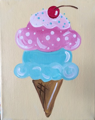 317x400 Canceled Sip And Paint Give Thanks - Ice Cream Painting