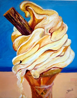 249x320 Great Yarmouth Art Gallery - Ice Cream Painting