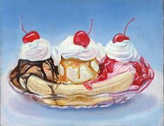 236x182 Pictures Of Ice Cream Sundaes Painted - Ice Cream Sundae Painting