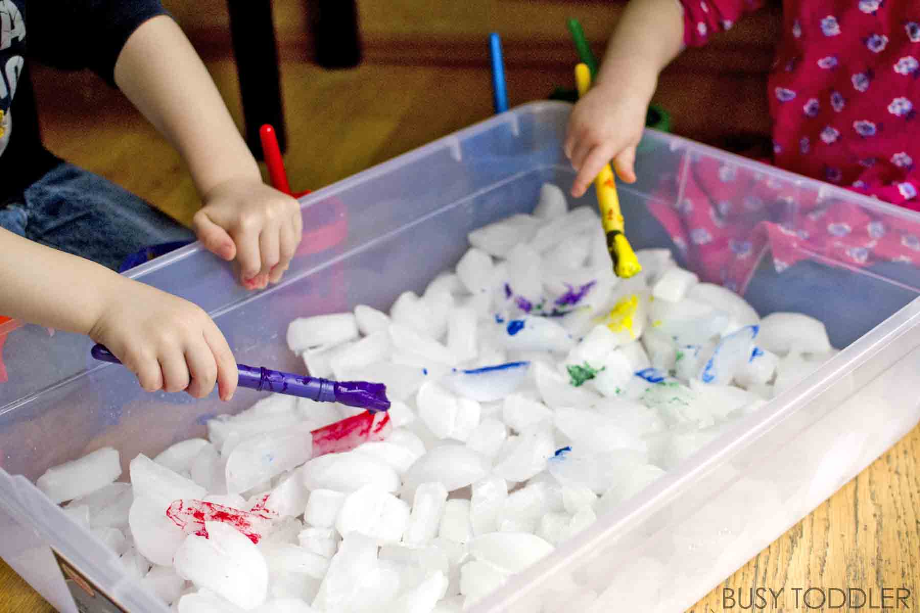 1800x1200 Painting Ice Cubes Activity - Ice Cube Painting