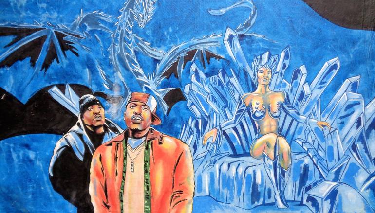 770x438 Saatchi Art M.o.p Cold As Ice. Painting By Oliver Martin - Ice Painting