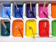 236x176 Ice Cube Painting Craft Ideas Ice Cube Painting - Ice Painting