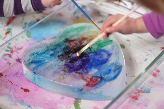 560x373 Ice Painting Activity - Ice Painting