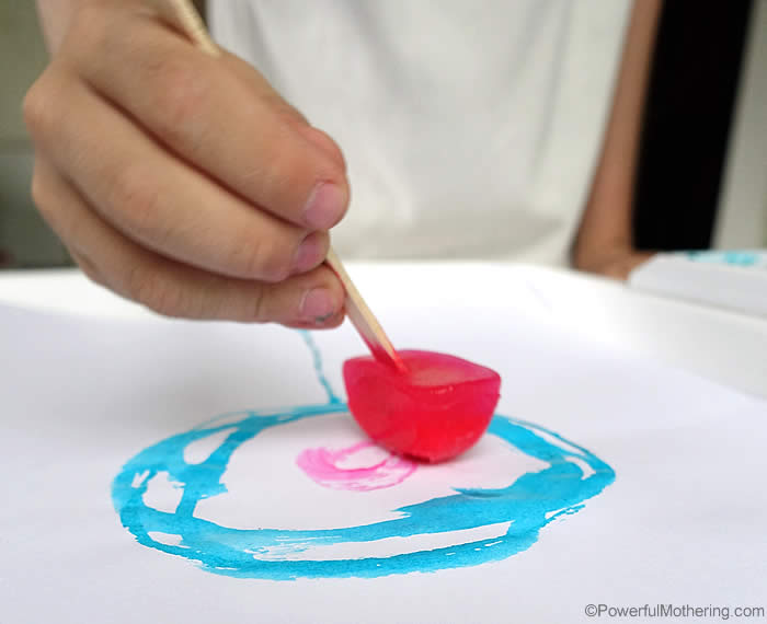 700x570 Ice Painting Art For Toddlers And Preschoolers - Ice Painting