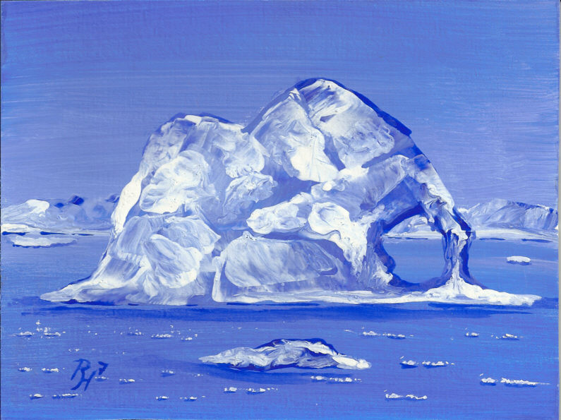 795x595 Iceberg Acrylic Painting Contemporary Art Blog With Paintings - Iceberg Painting
