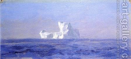 448x202 Off Iceberg, Newfoundland Frederic Edwin Church Reproduction 1st - Iceberg Painting