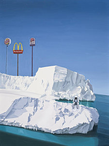 225x300 The Iceberg Painting By Scott Listfield - Iceberg Painting