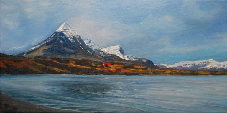 770x383 Saatchi Art In Iceland Painting By Richard Talbot - Iceland Painting