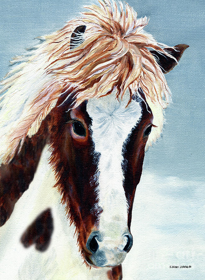 659x900 Icelandic Mare Painting By Shari Nees - Icelandic Horse Painting