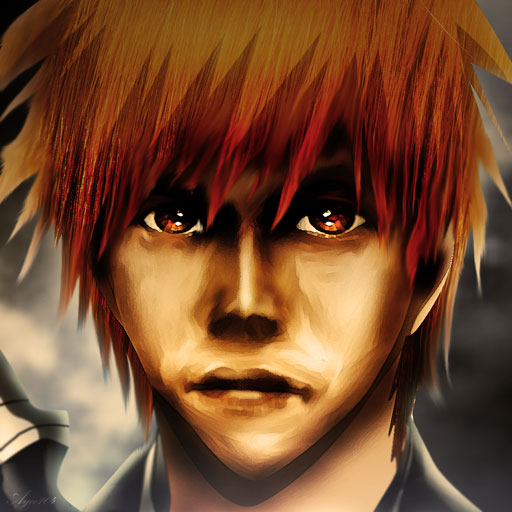 512x512 Ichigo Painting By Ayce104 - Ichigo Painting