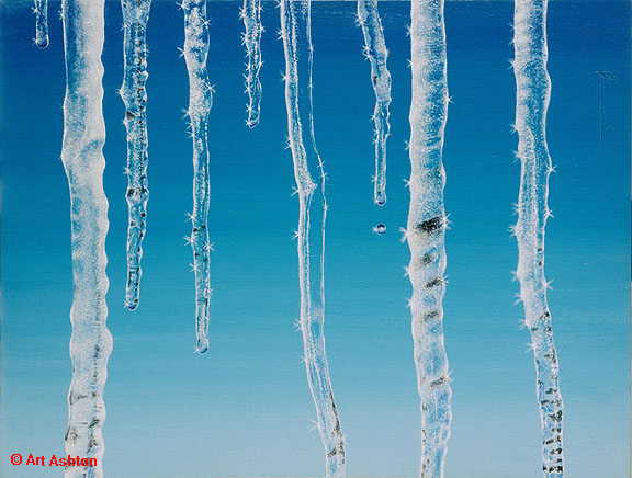 576x436 Art By John Ashton - Icicle Painting