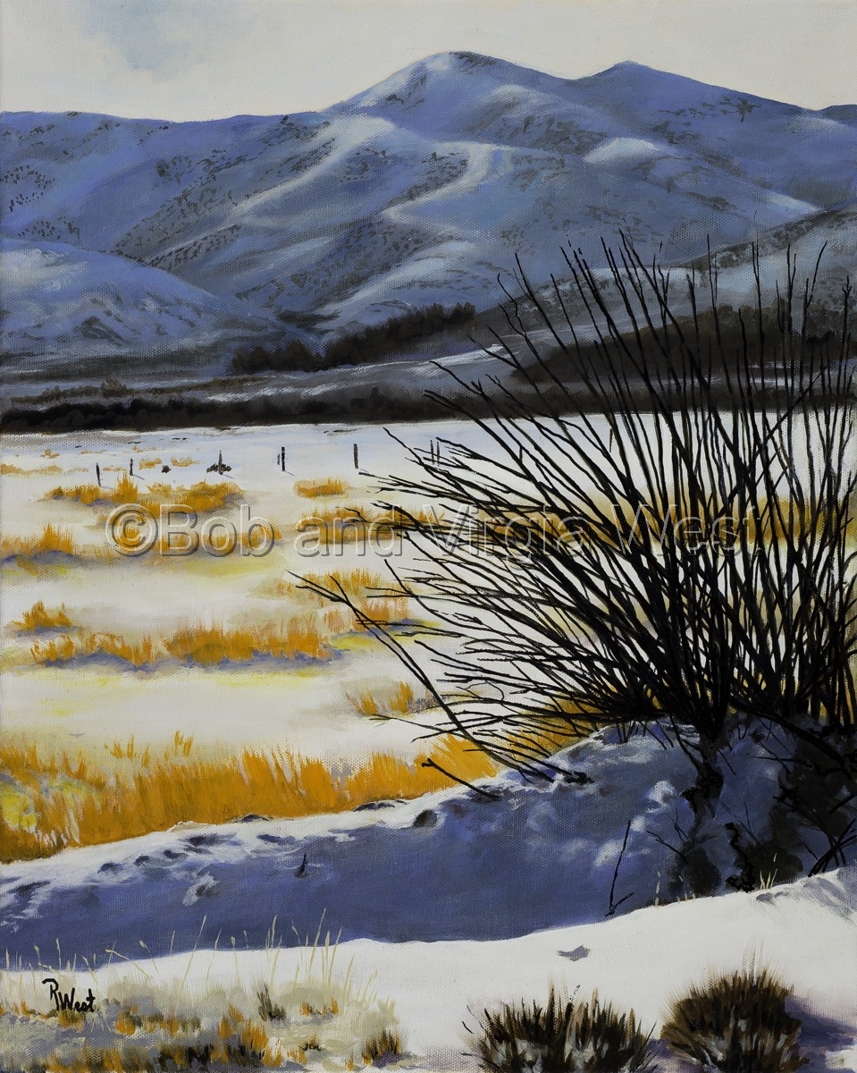 959x1200 Landscape Oil Paintings Fairfield, Idaho By Rainbow Art Virgia - Idaho Painting