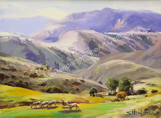 550x404 Steve Henderson - Idaho Painting