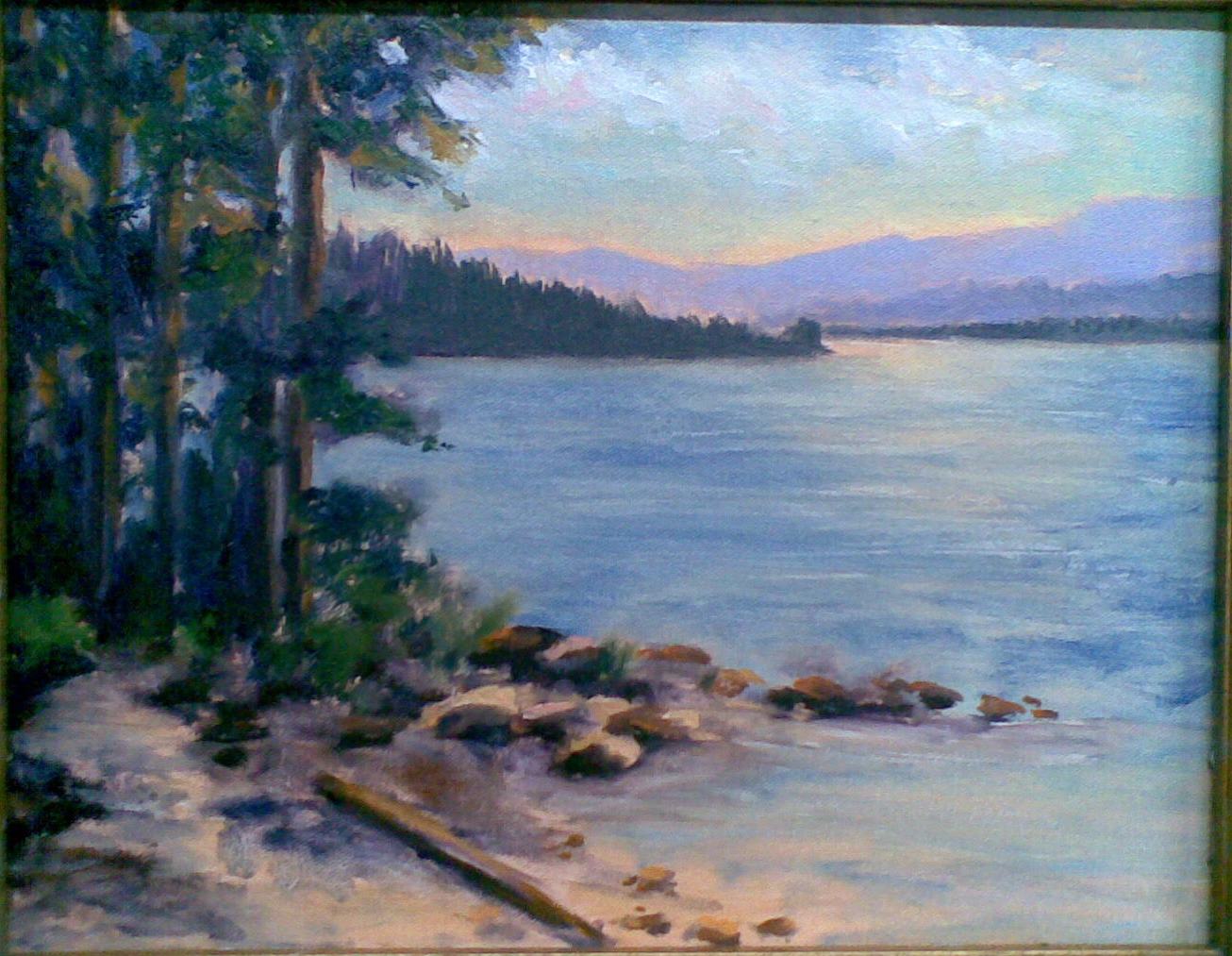 1306x1013 Landscape Painting Idaho Painters Guild - Idaho Painting