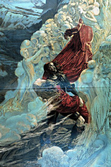 357x533 Two Distinct Styles Are Recognized In His Art. Before 1900 - Idealism Painting