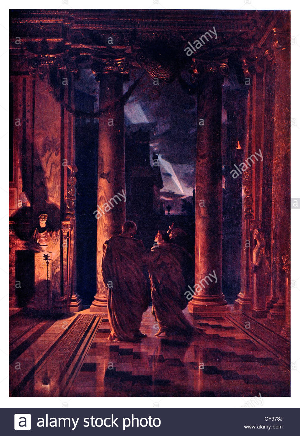 955x1390 The Ides Of March By Sir E J Poynter Stock Photo 43843734 - Ides Of March Painting