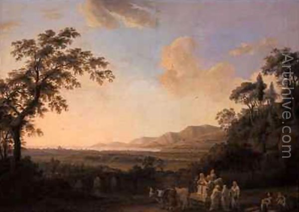 600x426 Idyllic Landscape - Idyllic Painting