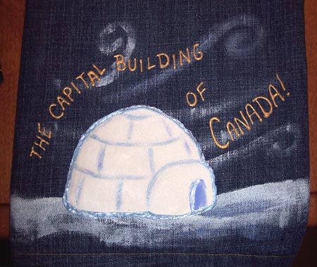 450x379 Thesejeanstook22hours - Igloo Painting