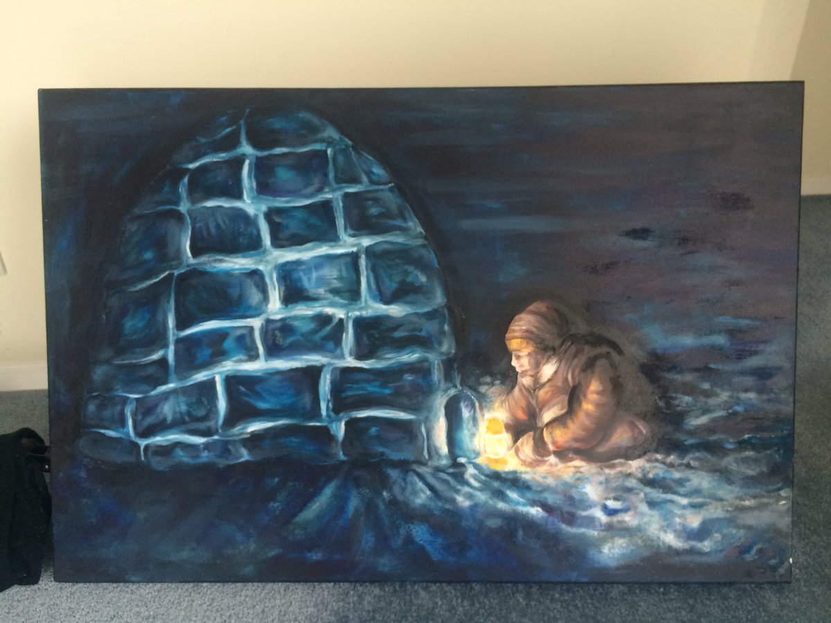 1200x900 Victoria Baird (@vickygart) Twitter - Igloo Painting