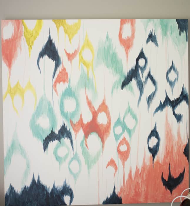 646x700 Diy Ikat Painting - Ikat Painting
