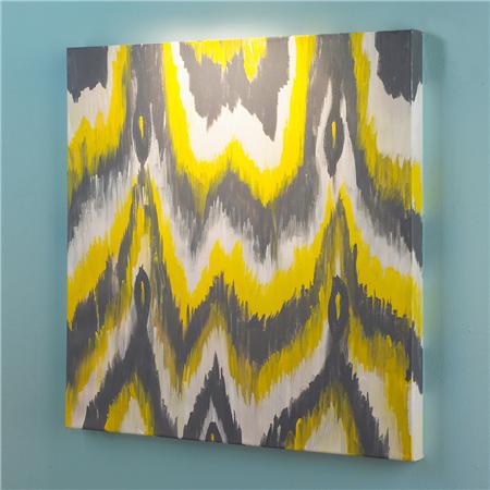 450x450 This Little House Of Mine Ikat Inspired Painting - Ikat Painting