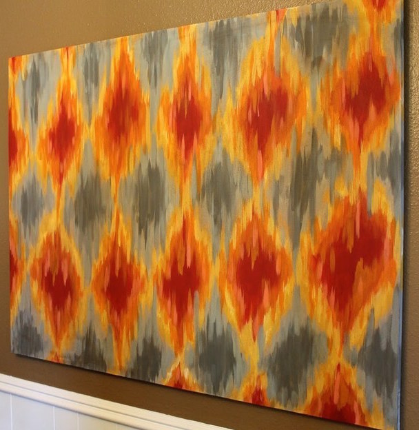 608x624 Ikat Painting The Makery - Ikat Painting